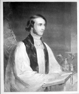 Wm. Ingraham Kip at St. Paul's altar (from an 1847 portrait by William Tolman Carlton)