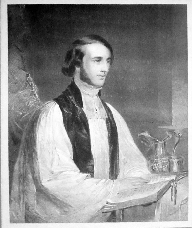 Wm. Ingraham Kip at St. Paul's altar (from an 1847 portrait by William Tolman Carlton)