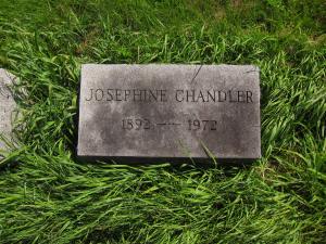 Josephine Chandler's Tombstone