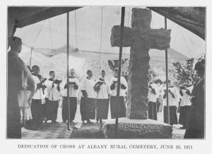 Dedication of Cross in St. Paul's Lot, 1911
