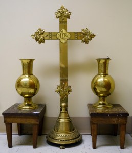 Manning Memorial Cross and Vases