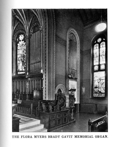 The Flora Myers Brady Gavit Memorial Organ