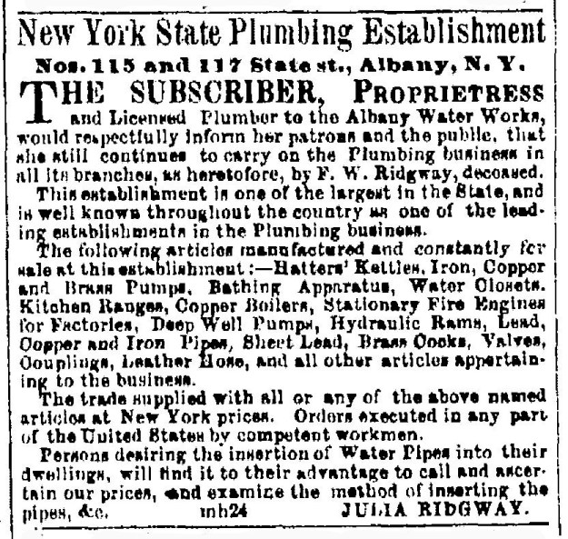Albany Evening Journal 1852_04_08 page 1